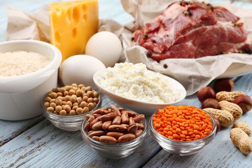 Fuentes de proteínas en una dieta de proteínas